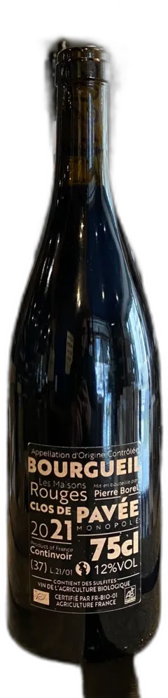vue du vin Pierre Borel Clos des Pavee Bourgueil