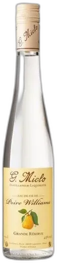 photo Eau de Vie de Poire William Miclo Grande Réserve