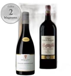 aperçu du vin Magnums de Crozes-Hermitage et Lussac-Saint-Emilion