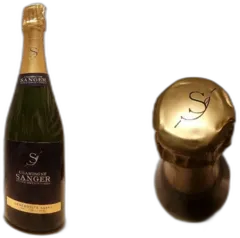 illustration du vin Champagnes Sanger Générorité Noire Blanc de Noirs