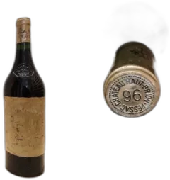 photo Château Haut-Brion 1996 Étiquette Abîmée