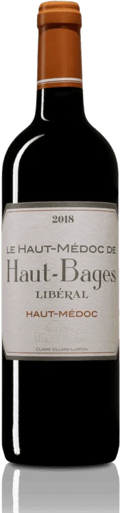 photo le Haut-Médoc de Haut-Bages Liberal, 2018 A.O.P Haut-Médoc, Vin Rouge