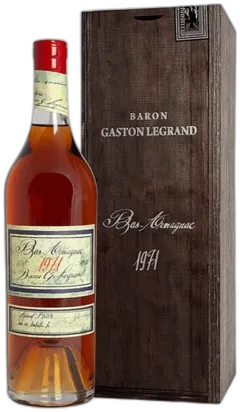 photo Baron Gaston Legrand Bas-Armagnac 1971