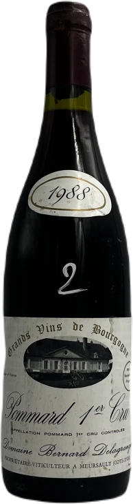 photo Pommard 1er Cru Rouge 1988 Domaine Bernard Delagrange