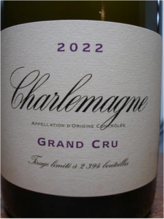 photo Corton Charlemagne Domaine de la Vougeraie 2022