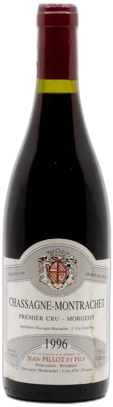image du vin Pillot Jean Chassagne Montrachet 1er Cru Morgeot 1996