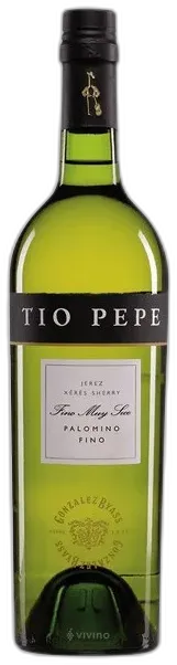 photo du vin Tio Pepe Blanc Sherry Palmino Fino Vin d’Espagne