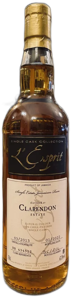 photo du vin Esprit Jamaïque Clarendon 2013 2022