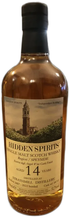 vue du vin Strathmill 14 Ans Hid. 51 7 Single Malt Whisky, Ecosse Speyside