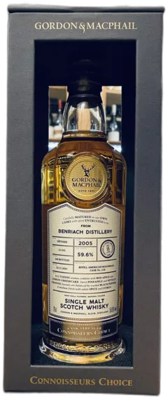 photo Whisky Benriach 15 Ans 2005 G&M 59 6 Single Malt Whisky, Ecosse Speyside