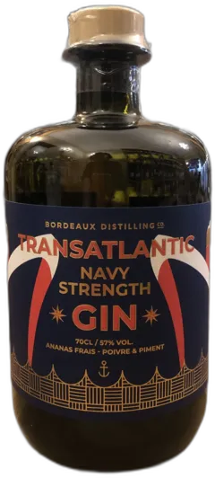 photos du vin Bordeaux Distilling Gin Transatlantic Navy Strength Edition