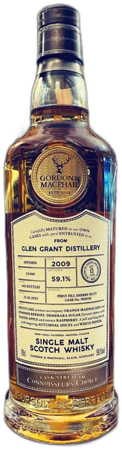 photo Whisky Glen Grant 13 Ans 2009 G&m Écosse Speyside Glen Grant