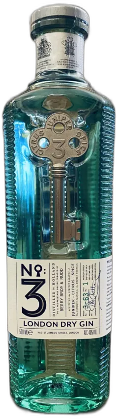 vue du vin no.3 London Dry Gin en Stock Hollande Hollande-Meridionale de Kuyper