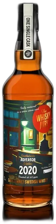 photo du vin The Whisky Jury Agitator Swedish Single Malt, Vintage 4 Years Old, Peated. Bottled at Cask Strength. 247 Bottles