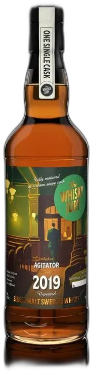 photo du vin The Whisky Jury Agitator Swedish Single Malt, Vintage 5 Years Old, Bottled at Cask Strength, Unpeated. Fully Matured in a First Fill Wave Stave as Well!