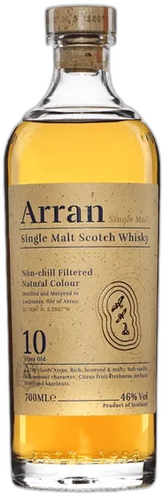 illustration du vin Arran 10 Ans