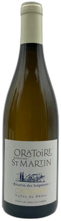 image du vin Cairanne Réserve des Seigneurs 2021 Domaine Oratoire Saint-Martin