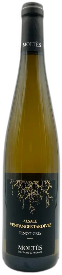 vue du vin Pinot Gris Vendanges Tardives 2018 Domaine Moltès