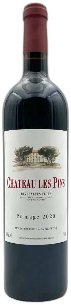 aperçu du vin Château les Pins Rivesaltes Tuilé Primage 2020 Vignobles Dom Brial