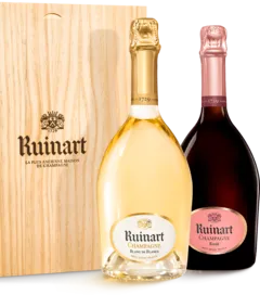 photo Duo Ruinart Blanc de Blancs et Ruinart Rosé