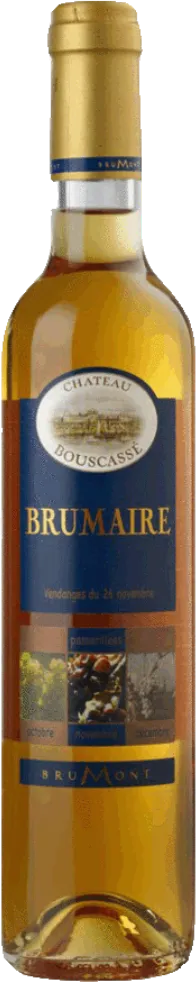 photo Château Bouscassé Brumaire Pacherenc du Vic-Bilh 2013 Moelleux Bouteille