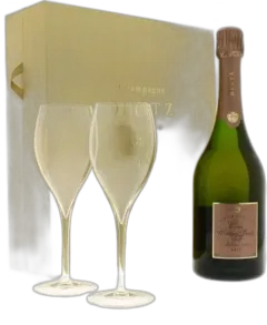 photo du vin Cuvée William Deutz et 2 Flûtes