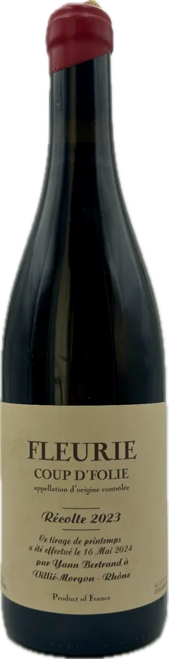 photos du vin les Bertrand Coup de Folie 2023 Vin Rouge, Beaujolais