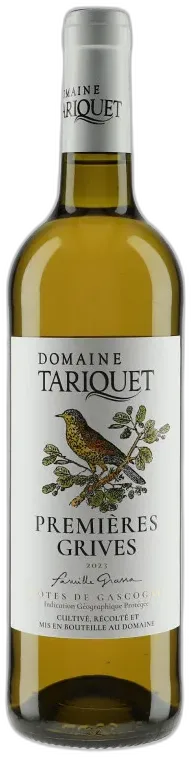 capture du vin Côtes de Gascogne Premieres Grives 2023