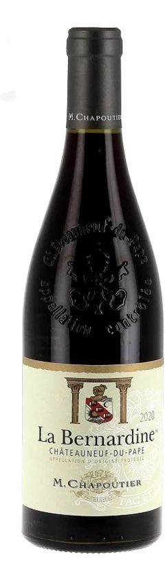 photo Châteauneuf-du-Pâpe Magnum la Bernardine m-Chapoutier Rouge 2021 Aoc