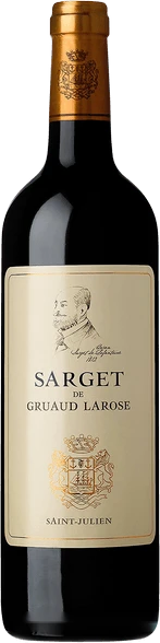 photo Sarget du Chateau Gruaud Larose Rouge 2022 la Selection du Sommelier Saint Julien