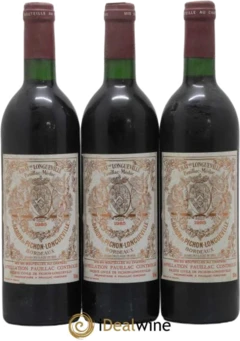 photo Pichon Longueville Baron 2ème Grand Cru Classé 1985