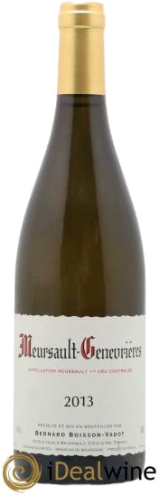 photo Meursault 1er Cru Genevrières Boisson-Vadot 2013