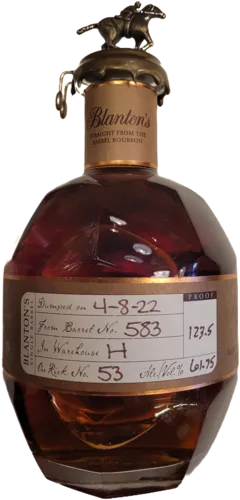 image du vin Blanton’s Straight From The Barrel Bourbon Kentucky Etats-Unis Whiskey