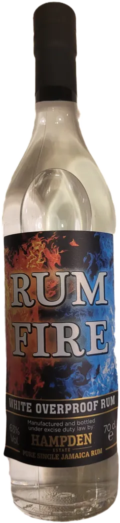 photo Rhum Blanc Hampden Rum Fire Overproof Jamaïque