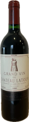 photo Pauillac 1er Grand Cru Classé 1986 Chateau Latour