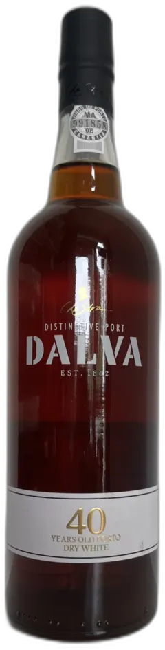 vue du vin Porto Dalva White Dry 40 Ans