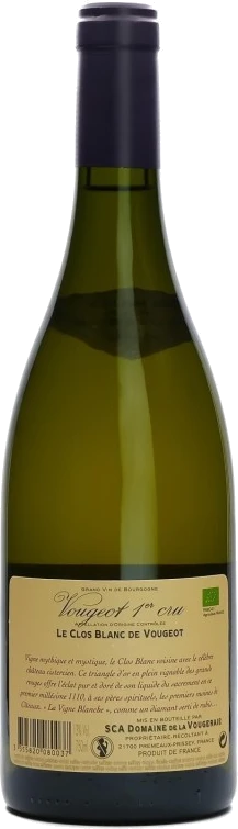 photo le Clos Blanc de Vougeot Monopole Vougeraie 2022