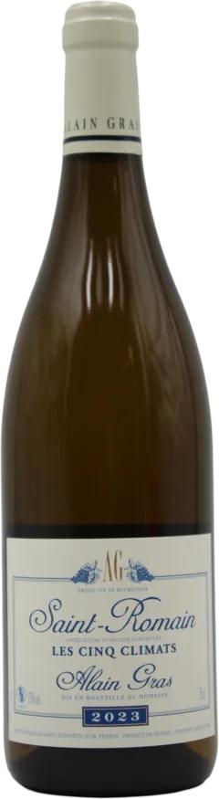 photo du vin Saint Romain les Cinq Climats 2023 Alain Gras