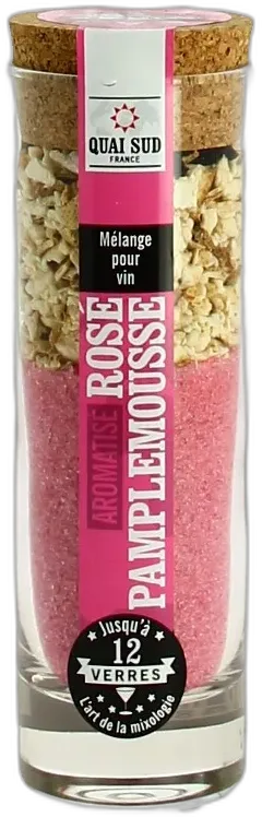 photo du vin Mélange Rosé Pamplemousse Pour Vin Par Quai Sud 110 gr