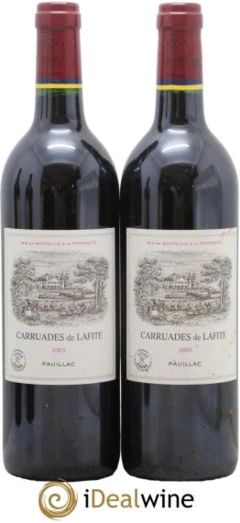 photo Carruades de Lafite Rothschild Second Vin 2003