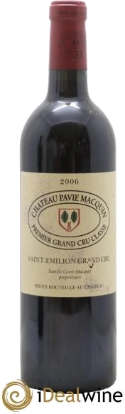 photo Château Pavie Macquin 1er Grand Cru Classé B 2006