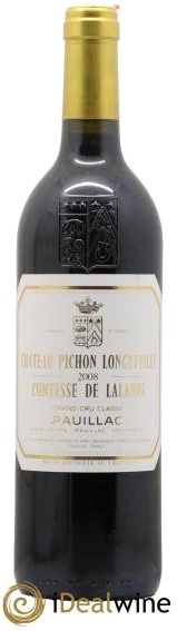 photo Château Pichon Longueville Comtesse de Lalande 2ème Grand Cru Classé 2008