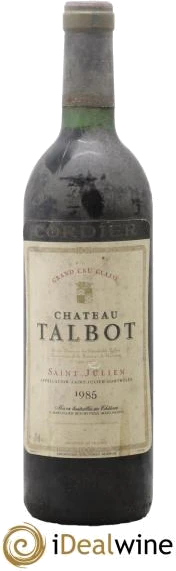 photo Château Talbot 4ème Grand Cru Classé 1985