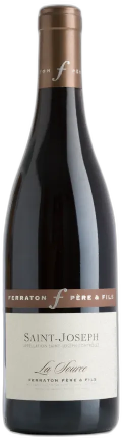 vue du vin Ferraton "la Source" Rouge 2022 Saint-Joseph