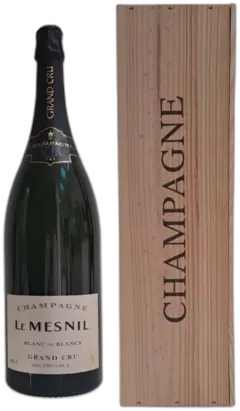 photo Jéroboam de Champagne le Mesnil Brut Blanc de Blancs Grand Cru