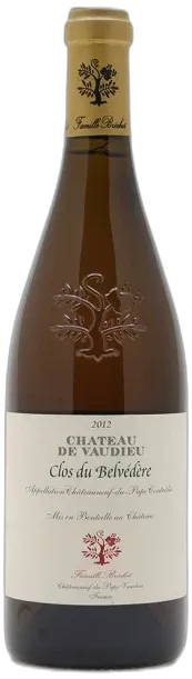 photo ch. Vaudieu Chateauneuf du Pape Blanc Clos Belvédère