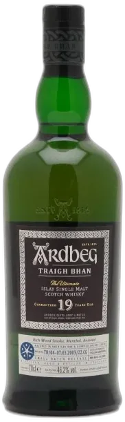 photo Ardbeg Traigh Bhan 19 Ans