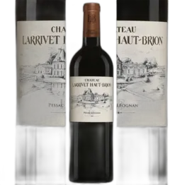vue du vin Larrivet Haut Brion 2001 Graves Ela