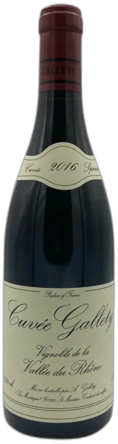 illustration du vin Cuvée Gallety 2018 Vallée du Rhône