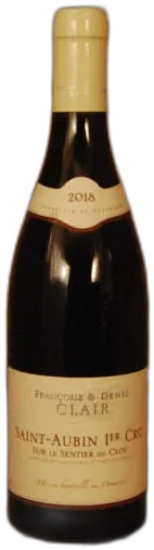 photo du vin Saint Aubin 1er Cru Rouge Sur le Sentier du Clou 2022 Françoise et Denis Clair